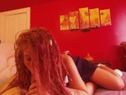 POV Hot Babe Blowjob Cowgirl Hard Real Orgasm 2/16