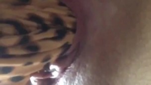 Stuffing my friends panty's inside me and peeing as I pull them out