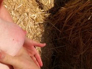 Slapping tits real red and real public in slowmotion