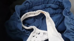 Found dirty panties in step sister laundry