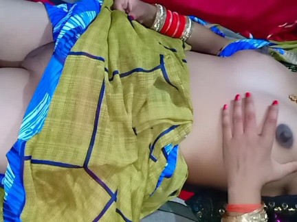 Indian newly married woman first night fucking