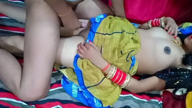 Indian newly married woman first night fucking