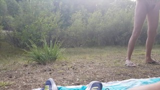 Cruising Lake Fun, public ,caught , nude , outdoor , huge dick ...