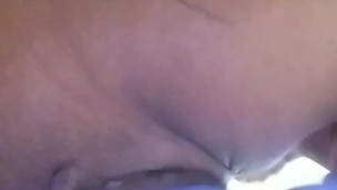 Pretty pink pussy played with in friends hotel room 