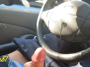 Can't Handle Orgasm and Quickly Squirts Everywhere - Premature Cumshot (Cut scene) Public Dick Flash 14/16