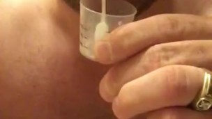 I was so horny for the taste of my cum today, I quickly took care of my needs & recorded it for you