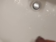 Punheta no wc