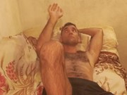 After supper it started to rain. 3/16