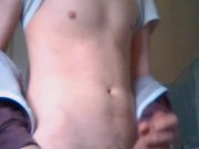 Left hand wank with cumshot 11/16