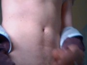 Left hand wank with cumshot 13/16