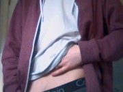 Left hand wank with cumshot 3/16