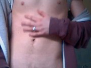 Left hand wank with cumshot 7/16