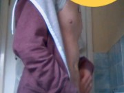 Left hand wank with cumshot 8/16