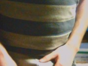 Risky wank behind the lads in warehouse 8/16