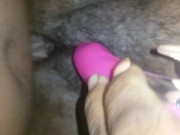 My BBW Girlfriend with hairy pussy get fucked using her toy 5/16