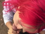 Babe Public Blowjob on Beach - Cum Swallow 13/16