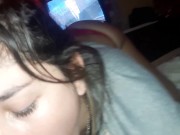 Hace twerk con su gran culo mientras la chupa 10/16