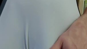 White Spandex Singlet Bulge 