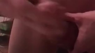 Cum on small plate