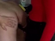 Chastity belt for a week. He made a footjob to his mistress, and also gave his ass to fuck. 12/16