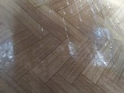 Стену обкончал