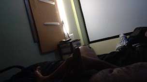 Black Chub Briefly Fucks Blowup Doll & Blows Load After Extended Jerk Session