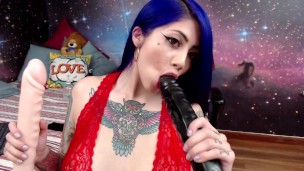 nury forero play with 2 big cocks