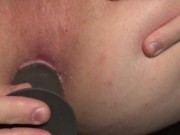 Curious guy experiments with ass play