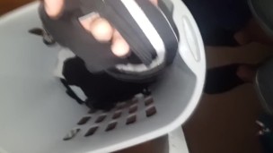 Found two dirty panties in laundry