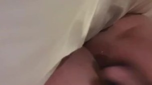 Trans girl fucks ass with dildo