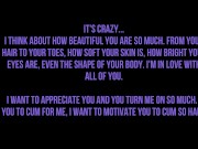 I Motivate You to Cum & Worship Your Body While I Stroke My Big Dick