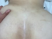 Fucking Both Holes And Cum In Her Dirty Asshole - POV Anal Creampie 9/16