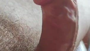 Close up vibrator on my cock!
