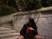 Indian Girl Has Risky Public Orgasm In City Center At Night 5/16