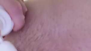Washing my pretty pink pussy in the shower