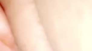 Vibrator in pussy solo clit rubbing