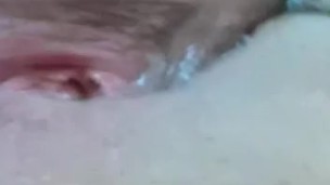 Squirting female solo orgasm