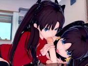 FATE RIN TOHSAKA AND ISHTAR 3D HENTAI 4/16