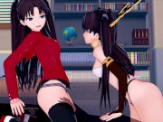 FATE RIN TOHSAKA AND ISHTAR 3D HENTAI 6/16