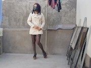 Universitaria venezolana enseña el coño en publico 9/16