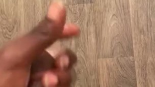Lite masturbation not fully hard 