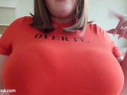 busty BBW Velma humiliates me with femdom SPH & tit worship 7/16
