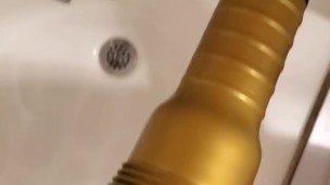 Cumming onto my fleshlight 