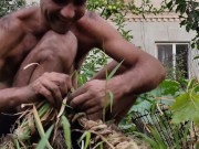 Garlic has ripened in the garden. 11/16