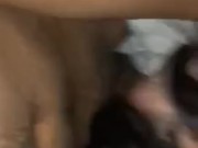 Latina gives sloppy head 10/16