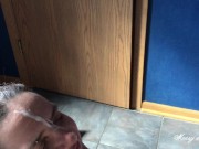 Quick Blowjob in Bathroom - Missy and George Blowjob 16/16