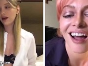 GIRLSWAY Kenna James And Her Boss Masturbate Remotely During The Quarantine 6/16