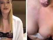 GIRLSWAY Kenna James And Her Boss Masturbate Remotely During The Quarantine 9/16