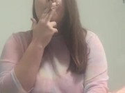 Teen smoke tease  15/16