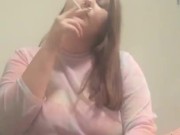 Teen smoke tease  7/16